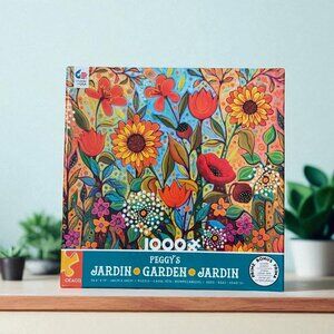 🧩  NEW Ceaco 1000 Piece Jigsaw Puzzle "Peggy's Garden"